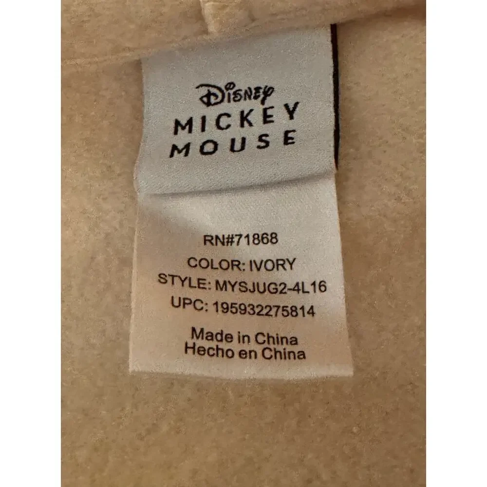 Embroidered Mickey Mouse (Disney) hooded zip up - Picture 4 of 5